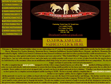 Tablet Screenshot of dixielandgaitedsaddles.com